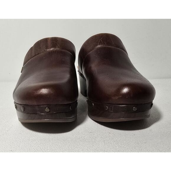 Vionic Kacie Comfort Ergonomic Women's Clog Mules EUR 38 US 7 Brown Leather - Picture 3 of 10